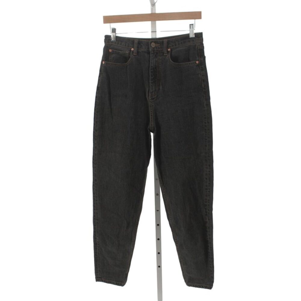 We Wore What Women Mom Jeans Black High Rise Cotton Size 27